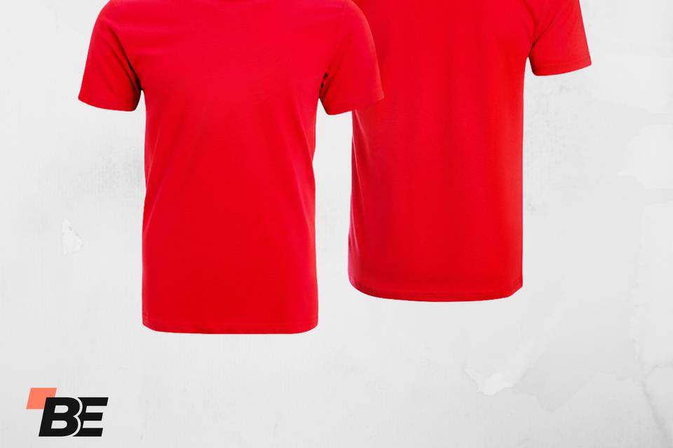 Polera algodón roja