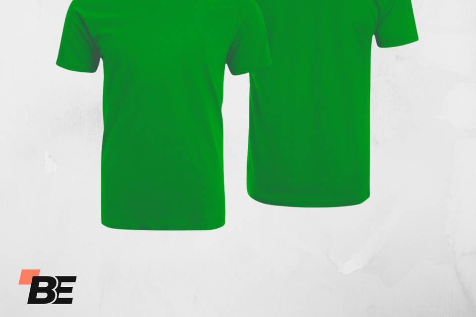 Polera algodón verde