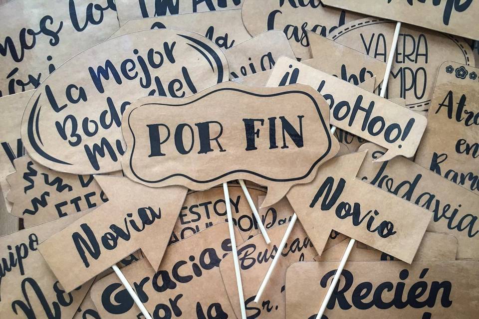 Props para matrimonios