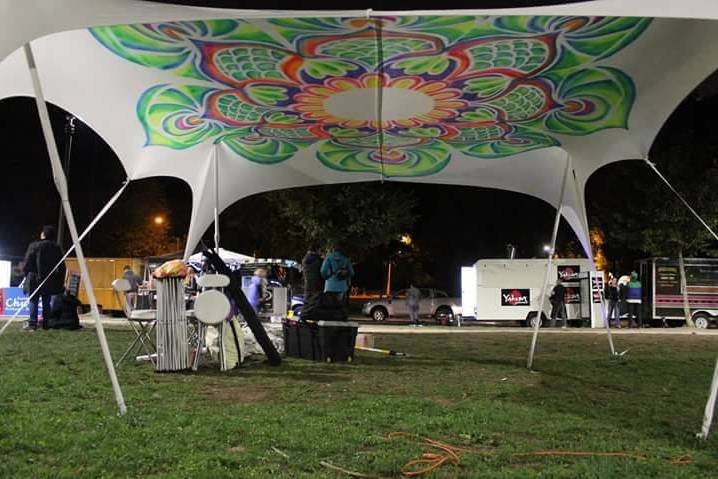 Toldo entretenido