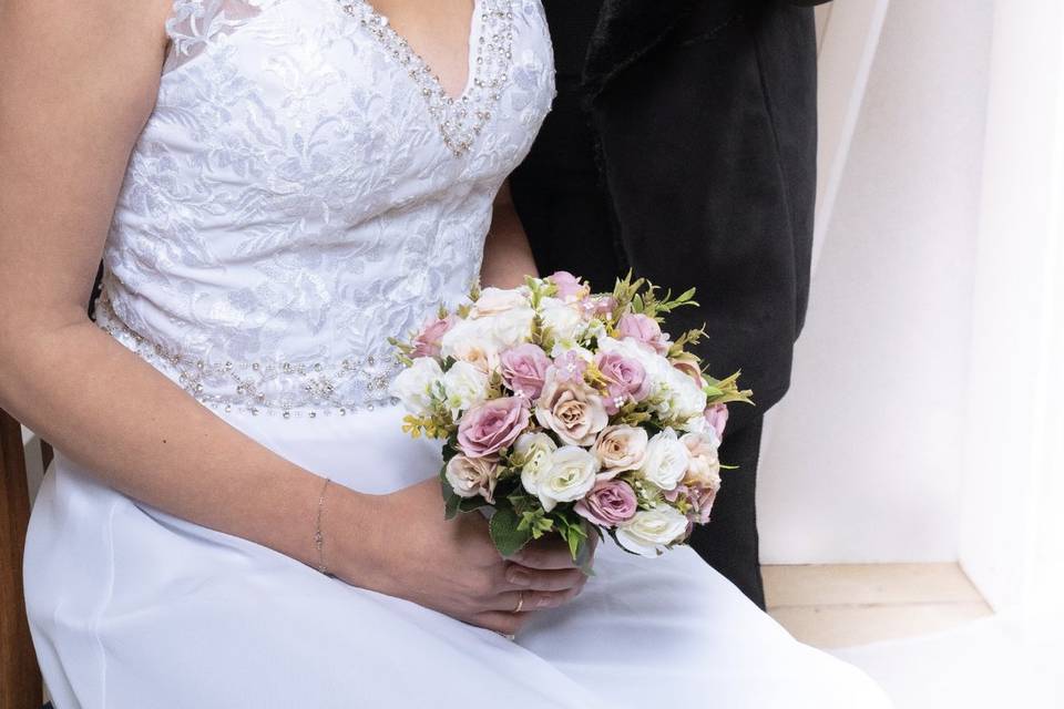 Preparando a los novios