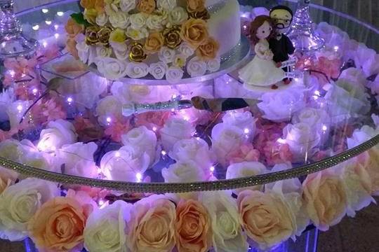 Deco mesa floral