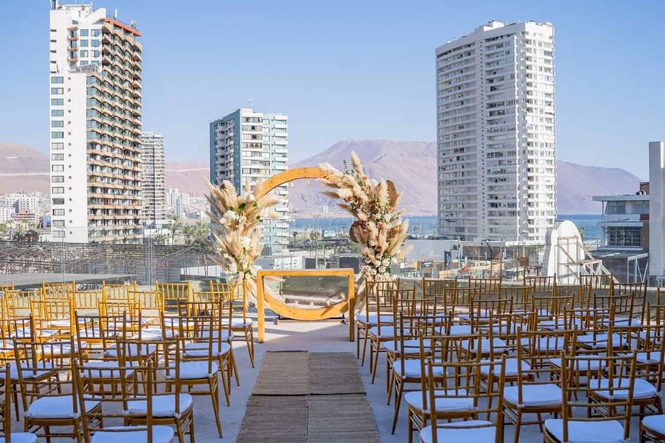 Matrimonio Terraza Lobby