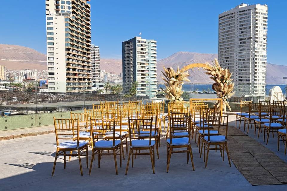 Matrimonio Terraza Lobby