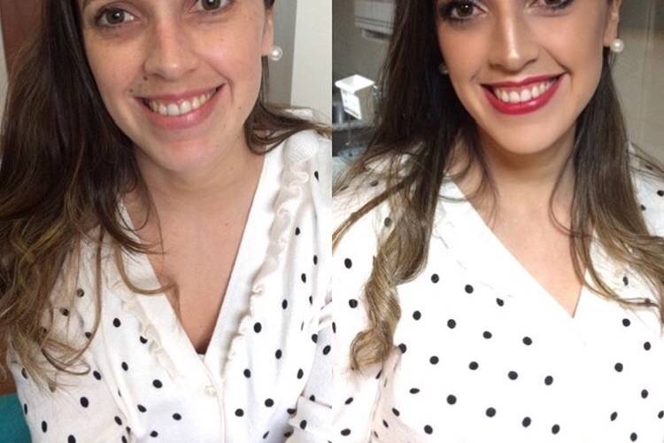 Antes y después social makeup