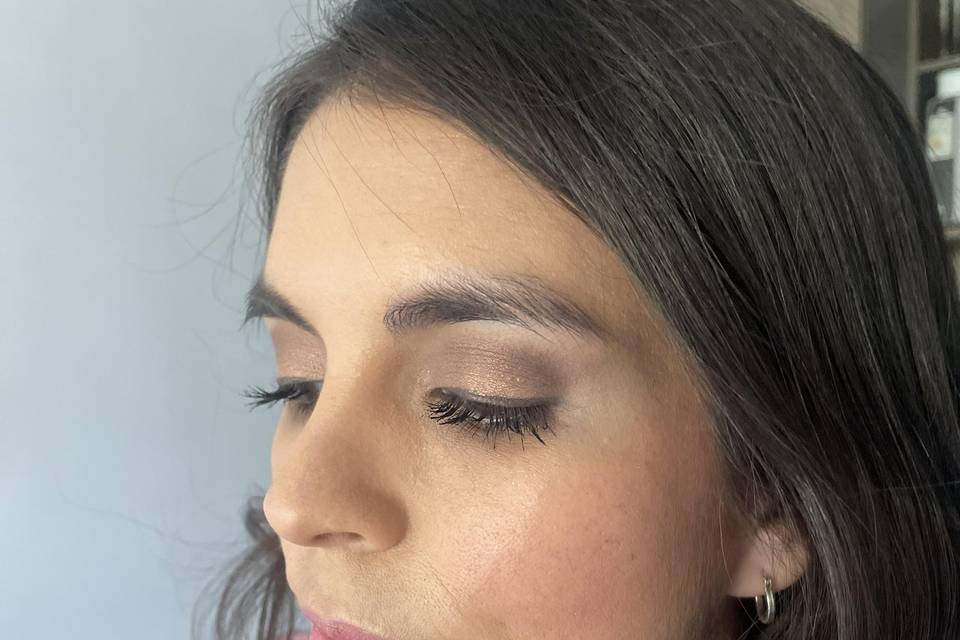 Maquillaje de tarde para Dani