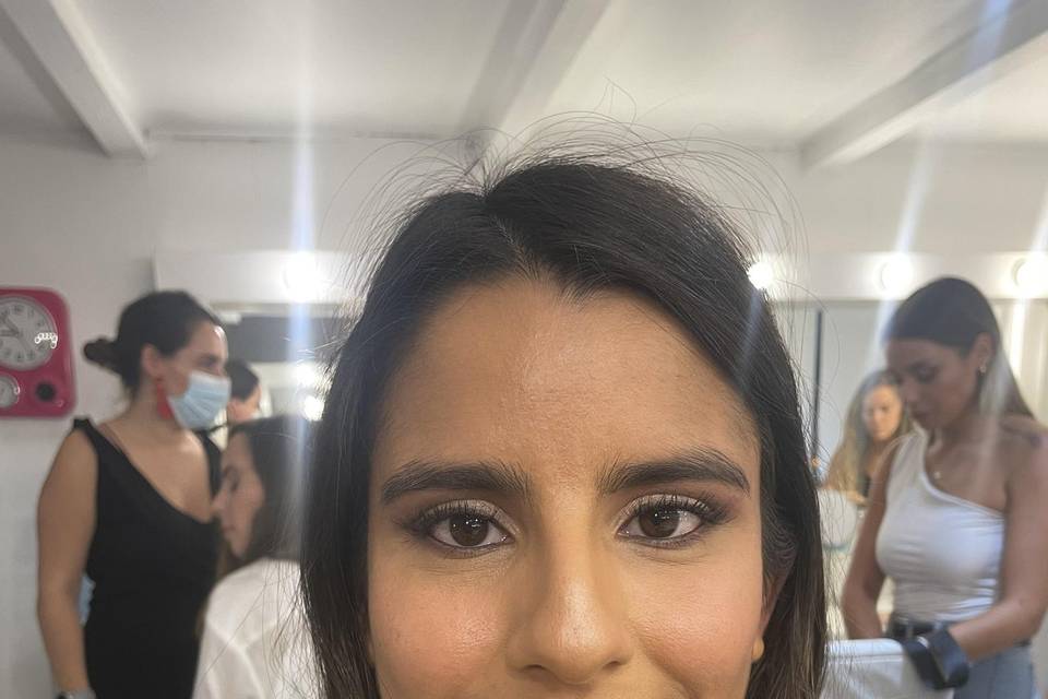 Maquillaje de noche para Pieri