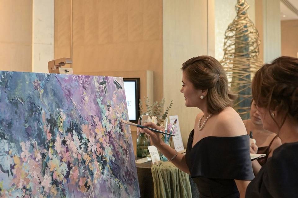 Pintura en evento