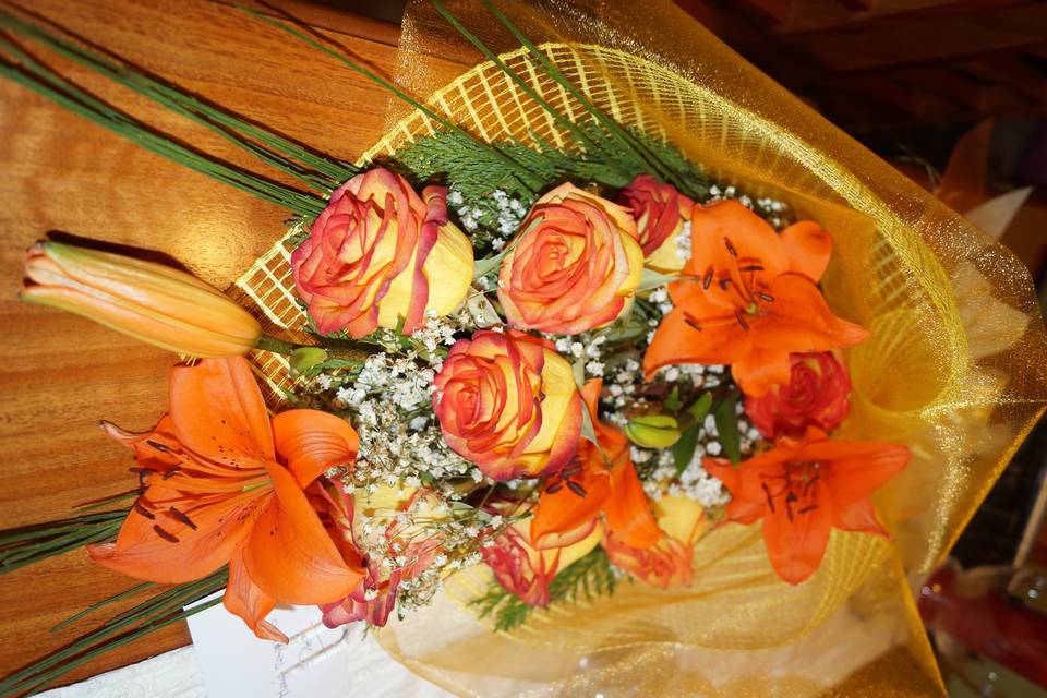 Bouquet naranja