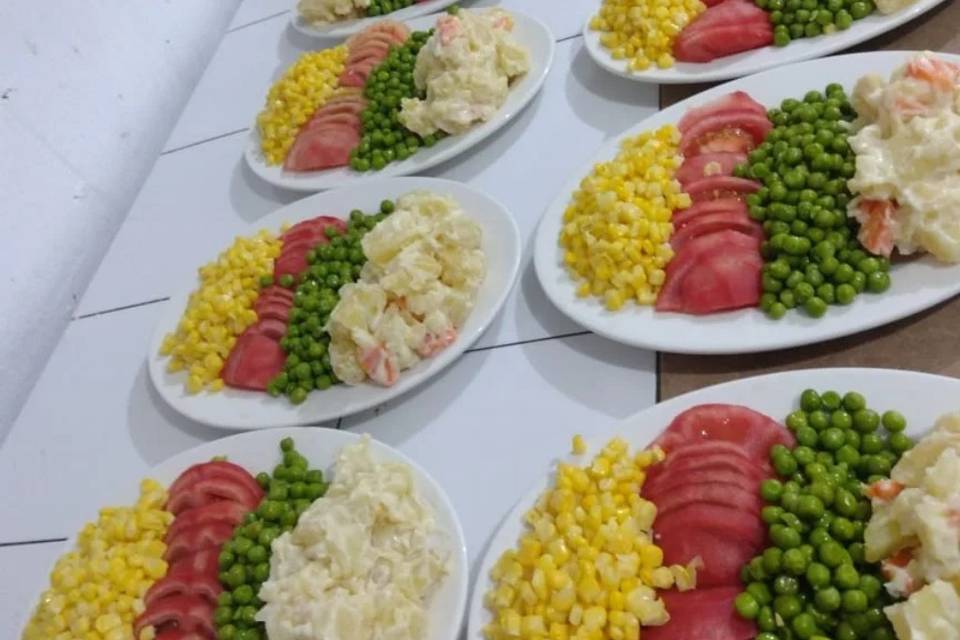 Ensaladas a la mesa