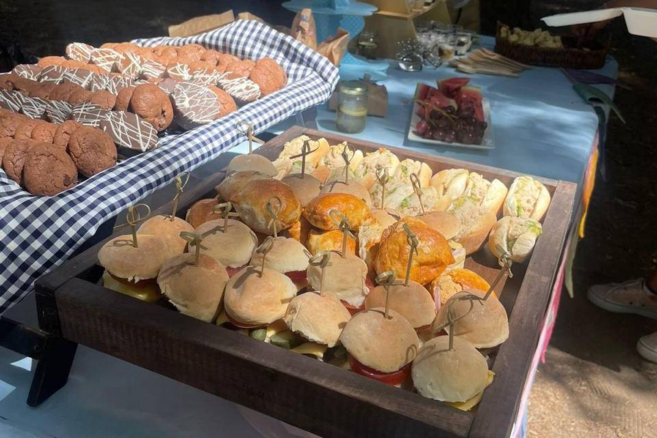 Bocadillos para evento