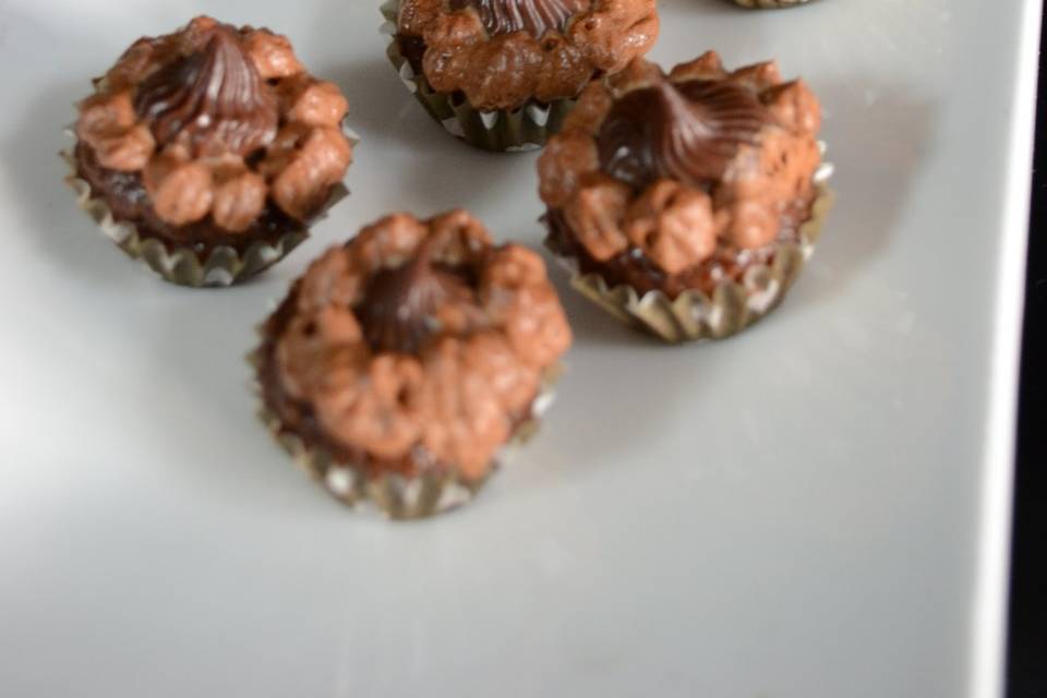 Minicupcakes chocolate