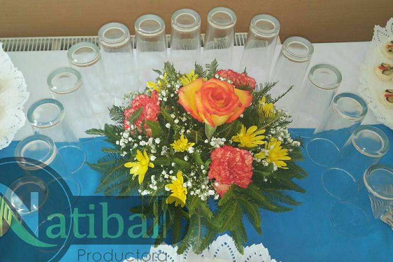 Centros de mesa florales