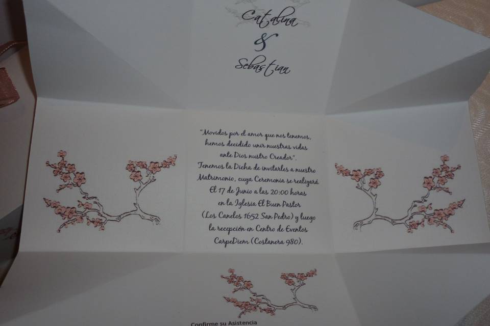 Invitacion cajita extendida