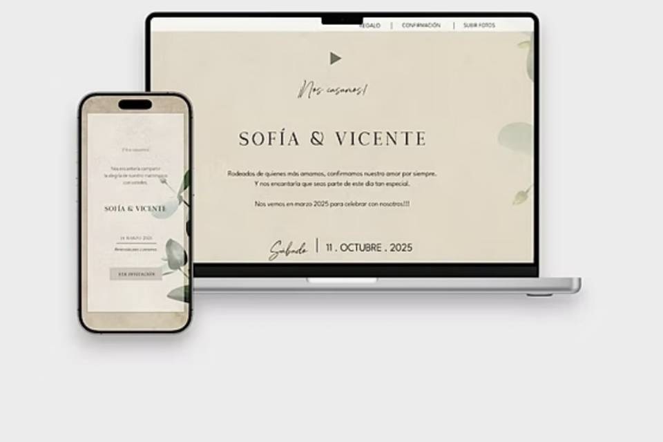 Invitación web