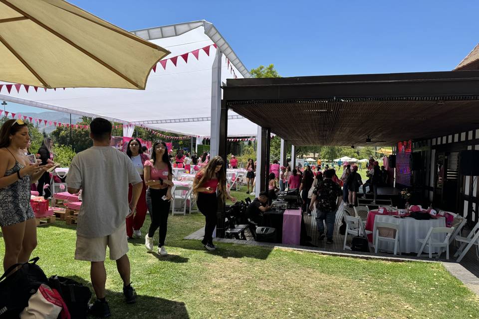 Evento en el jardín