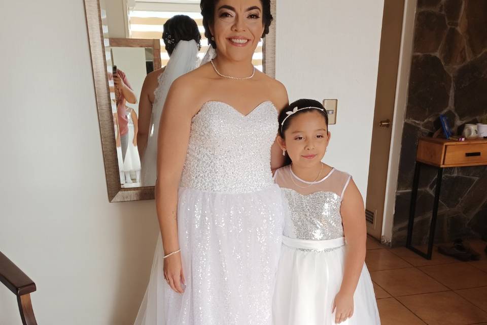 La novia y su hija