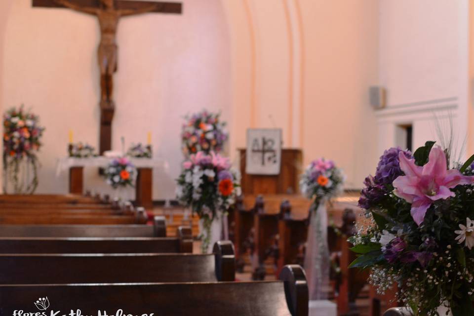 Flores iglesia