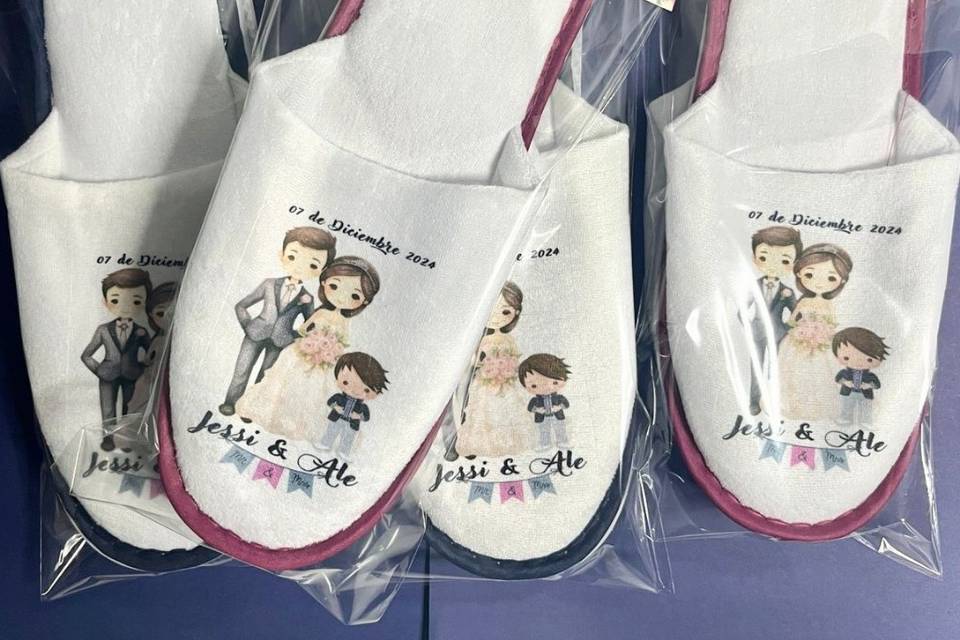 Pantuflas personalizadas