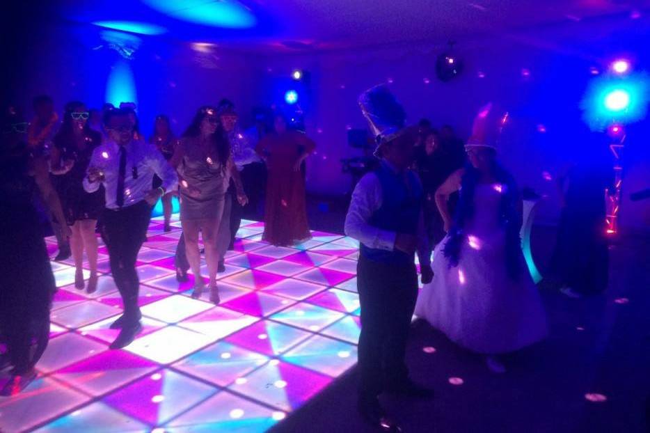 Pista de baile led