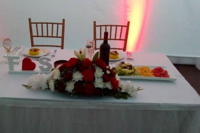 Mesa para novios