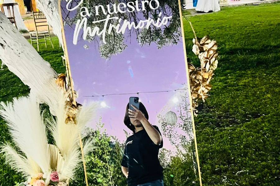 Espejo Bienvenida