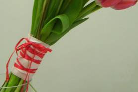 Ramo de novia con tulipanes