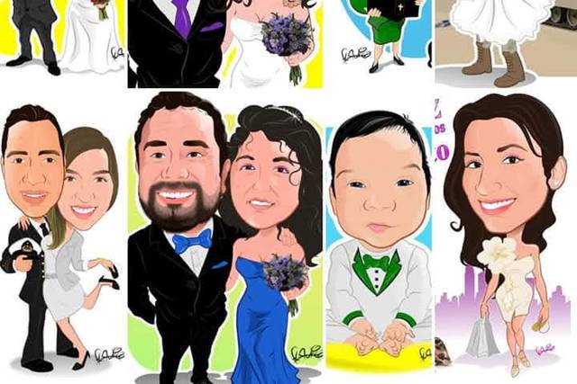 Caricaturas para novios