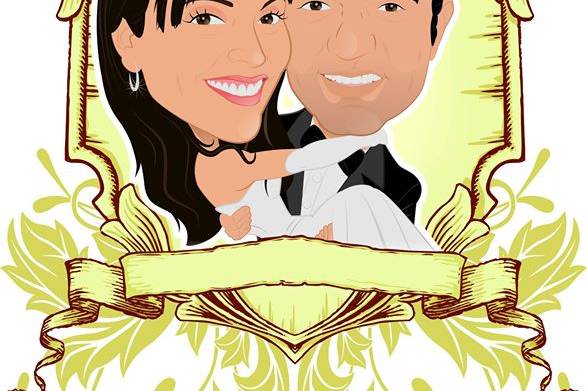 Caricaturas para novios