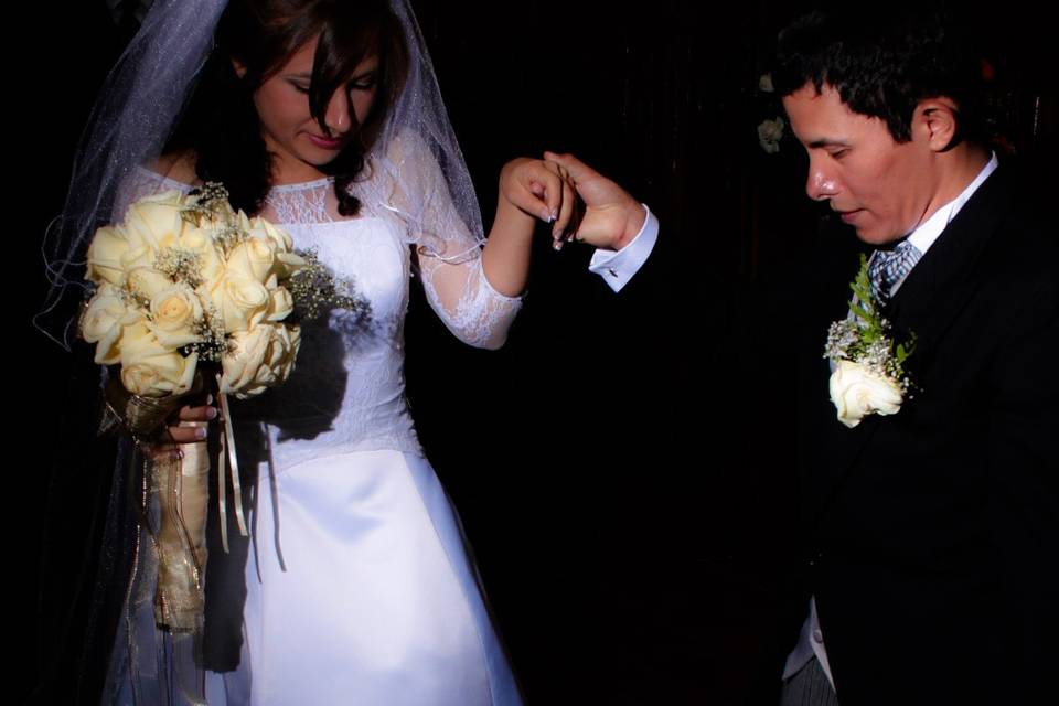 Captura de fotos de los momentos especiales en la boda