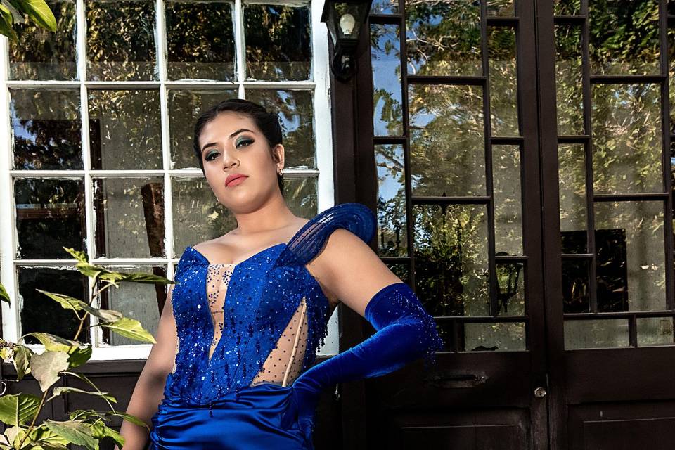 Vestido tipo miss