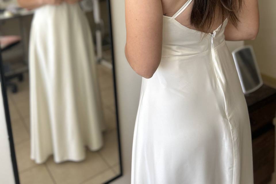 Vestido novia civil
