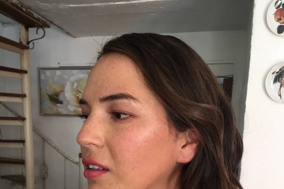 Maquillaje y peinado Novia