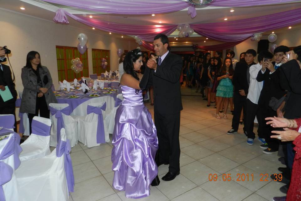 En la fiesta
