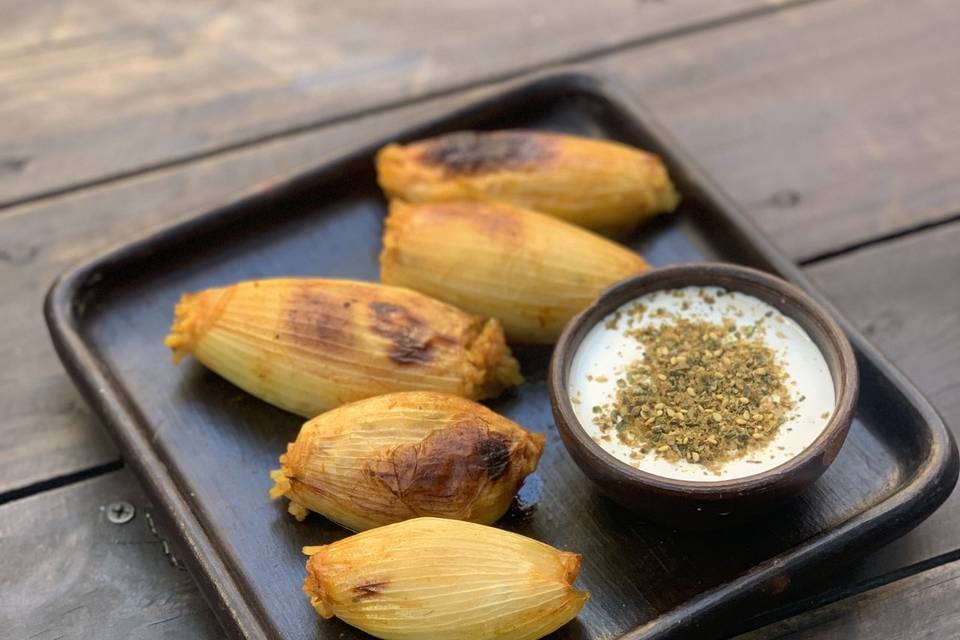 Rollos de cebolla al horno