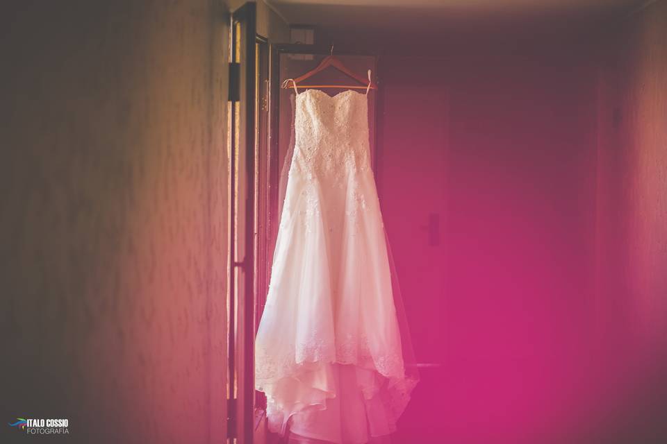 Vestido, preparación.