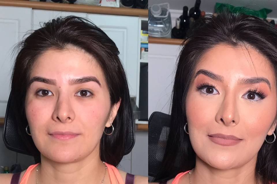 Maquillaje y peinado