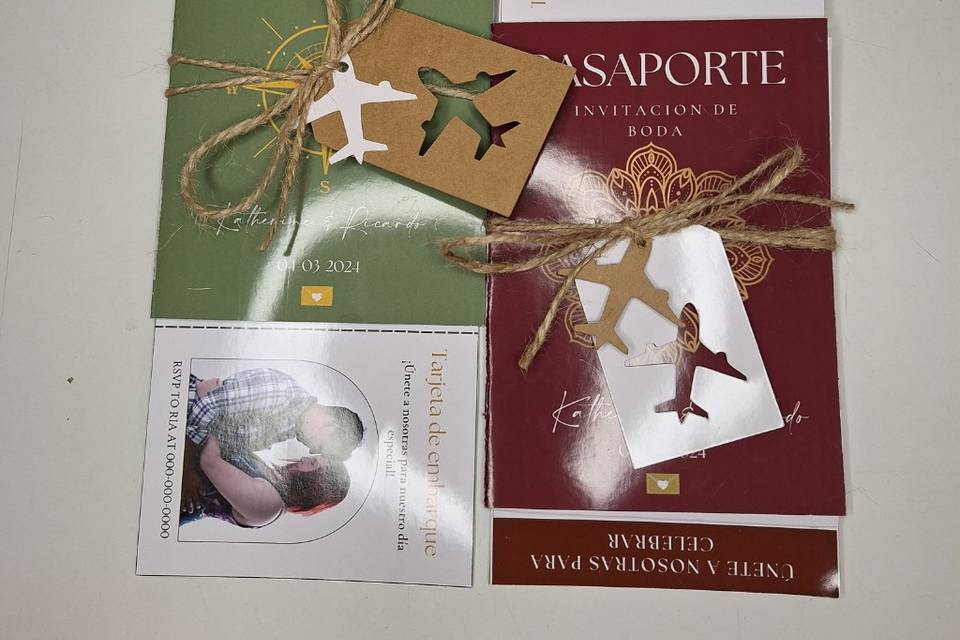 Estilo pasaporte 1800 unidad