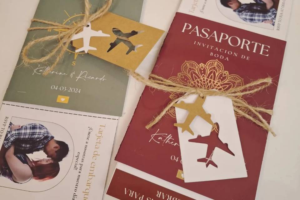 Estilo pasaporte 1800 unidad