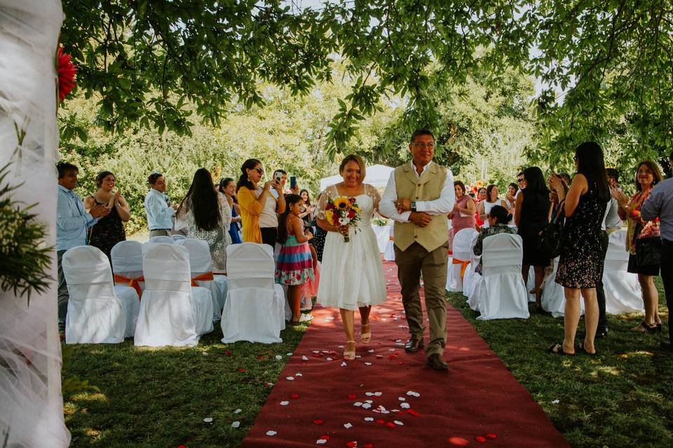 Felices recién casados