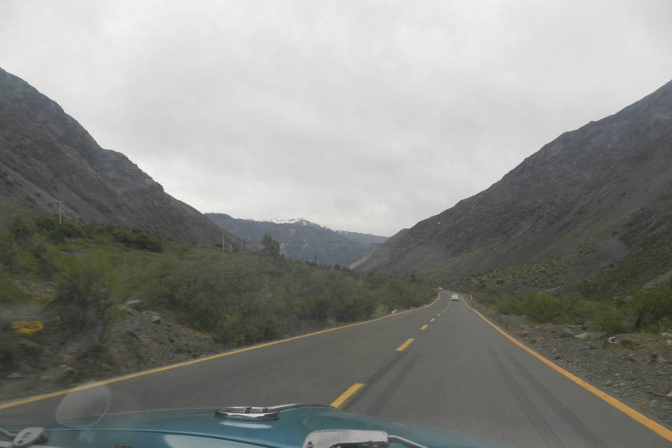 Camino a baños Morales