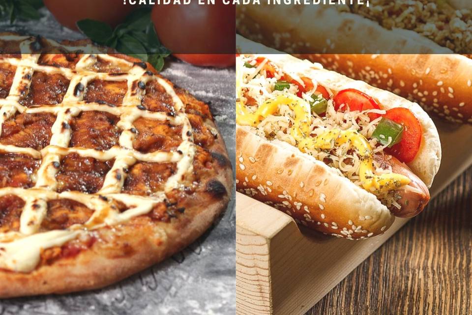 Pizza o hot dog? gourmet