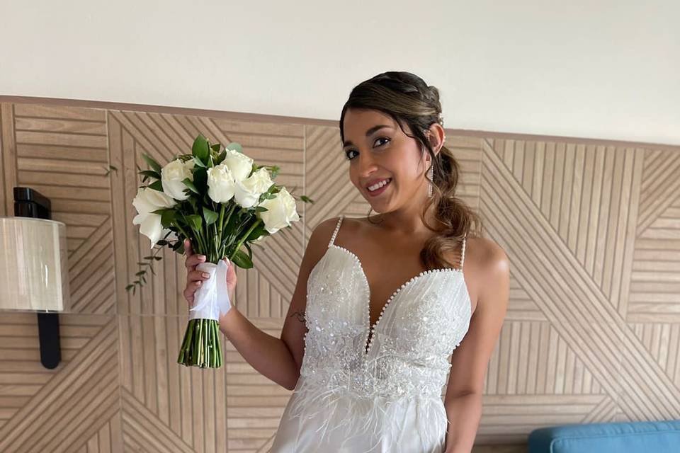 Vestido de novia casual