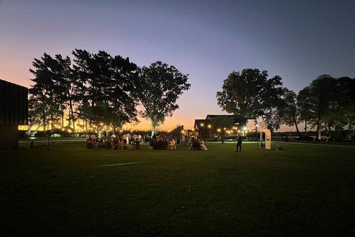 Atardecer desde salón arrayán