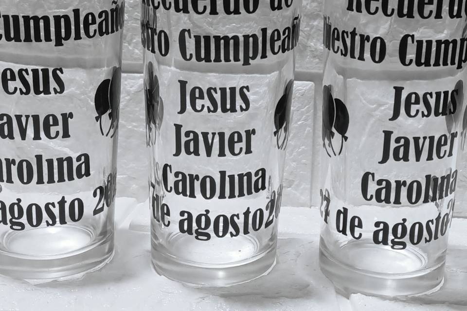 Vasos personalizados