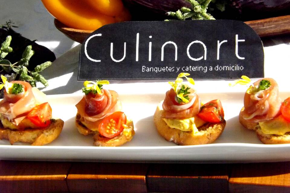 Bruschettas de jamón