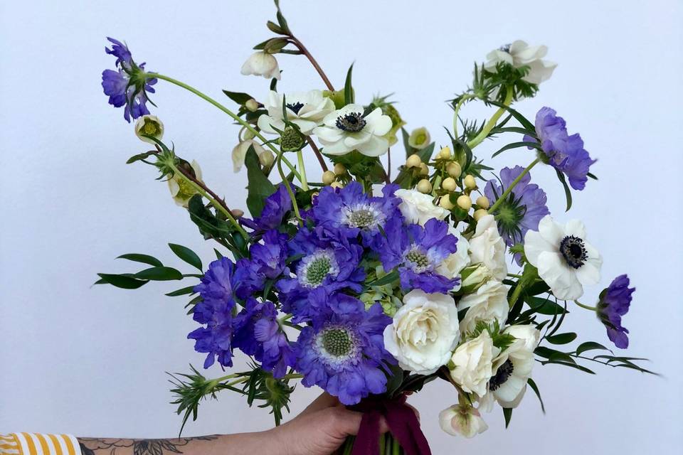 Wild Bridal Bouquet