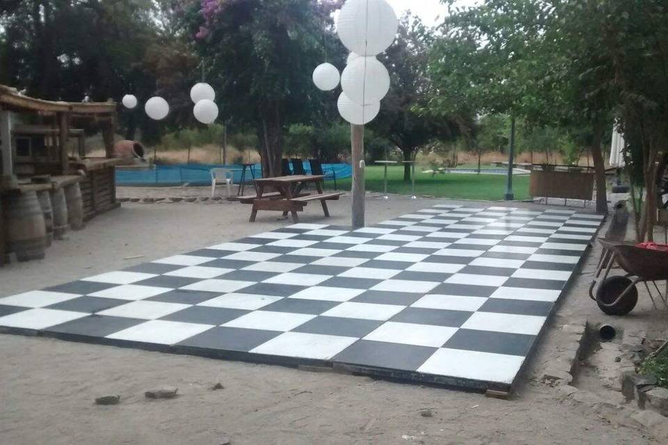 Pista de baile ajedrez