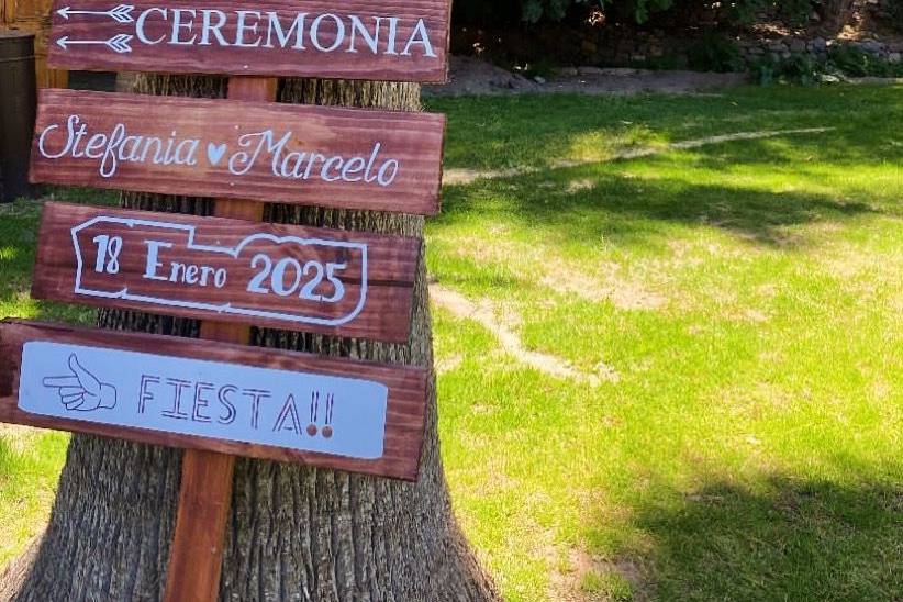 Letrero zonas