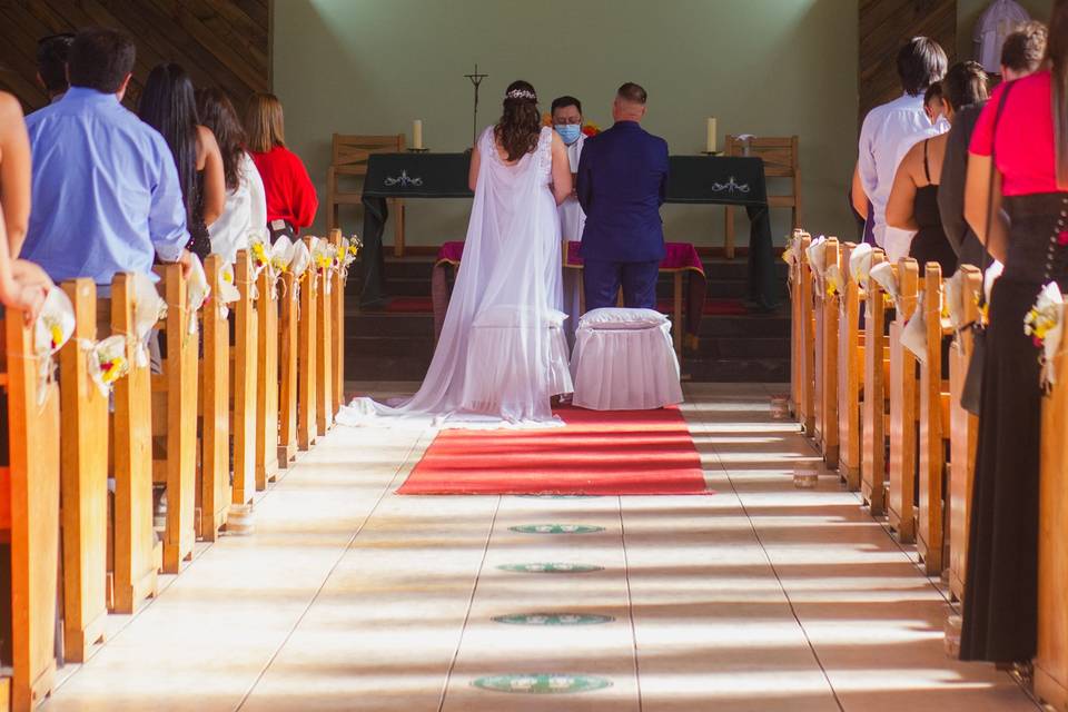 Altar de la iglesia